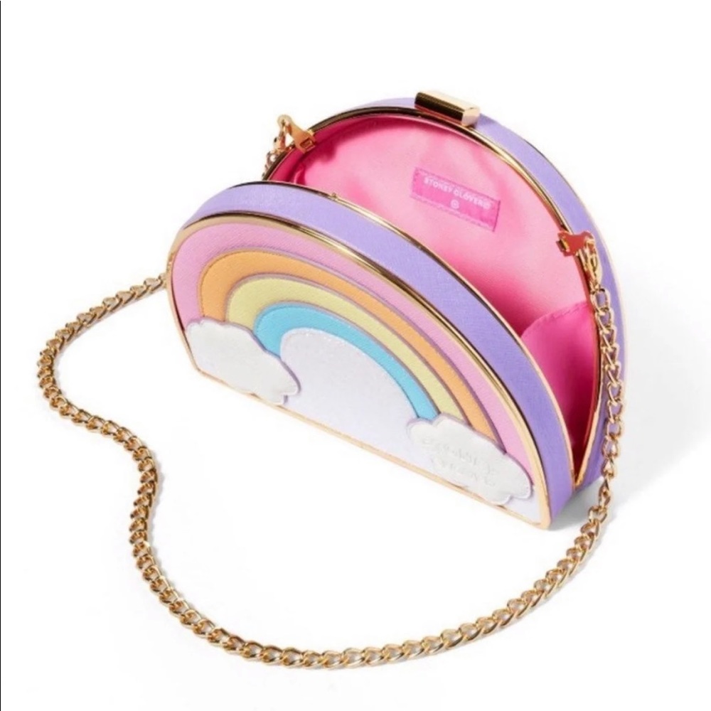 Stoney clover with target rainbow purse